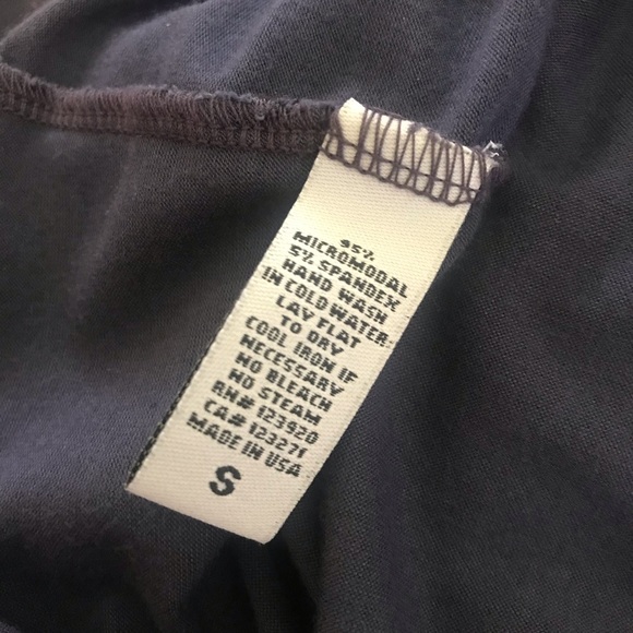 LAmade Navy Blue Ruched Side Dress, S - Picture 5 of 6